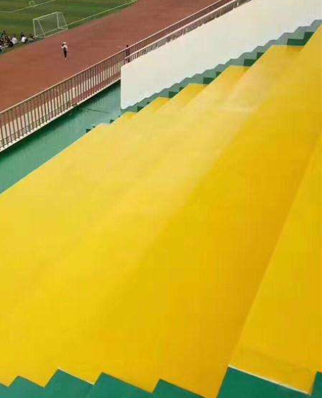 咸安球场台阶翻新修补改造